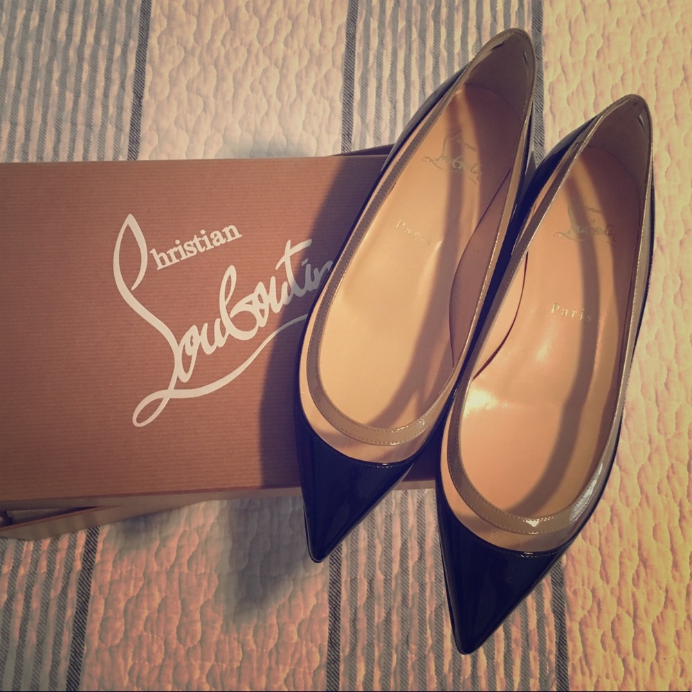 Paulina flat patent Christian Louboutin